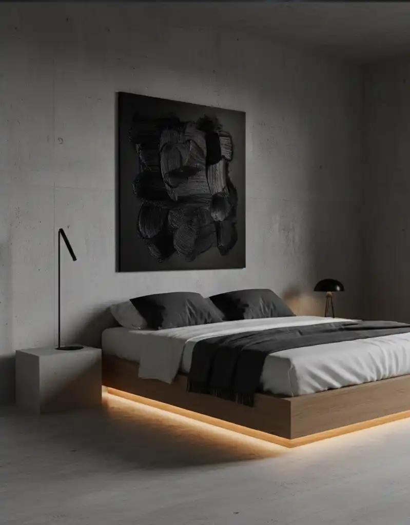 +25 Industrial Loft Bedroom Inspirations: Concrete, Leather, and Metal Aesthetics for 2026.
