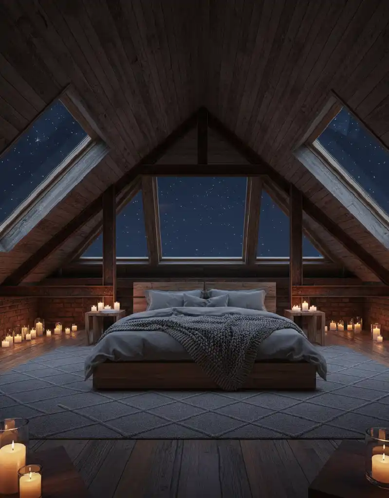 +25 Industrial Loft Bedroom Inspirations: Concrete, Leather, and Metal Aesthetics for 2026.