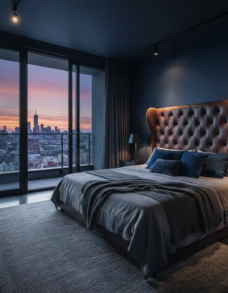 +25 Industrial Loft Bedroom Inspirations: Concrete, Leather, and Metal Aesthetics for 2026.