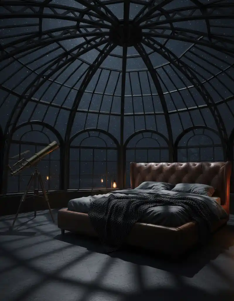 +25 Industrial Loft Bedroom Inspirations: Concrete, Leather, and Metal Aesthetics for 2026.