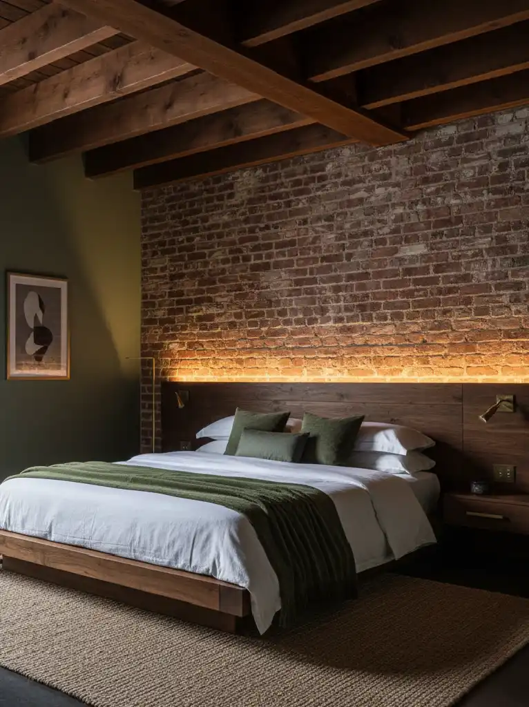 From Serene Olive to Elite Cedar: A Visual Journey Through 25 Masterpieces of Modern Rustic Bedrooms.