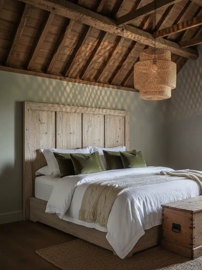 From Serene Olive to Elite Cedar: A Visual Journey Through 25 Masterpieces of Modern Rustic Bedrooms.
