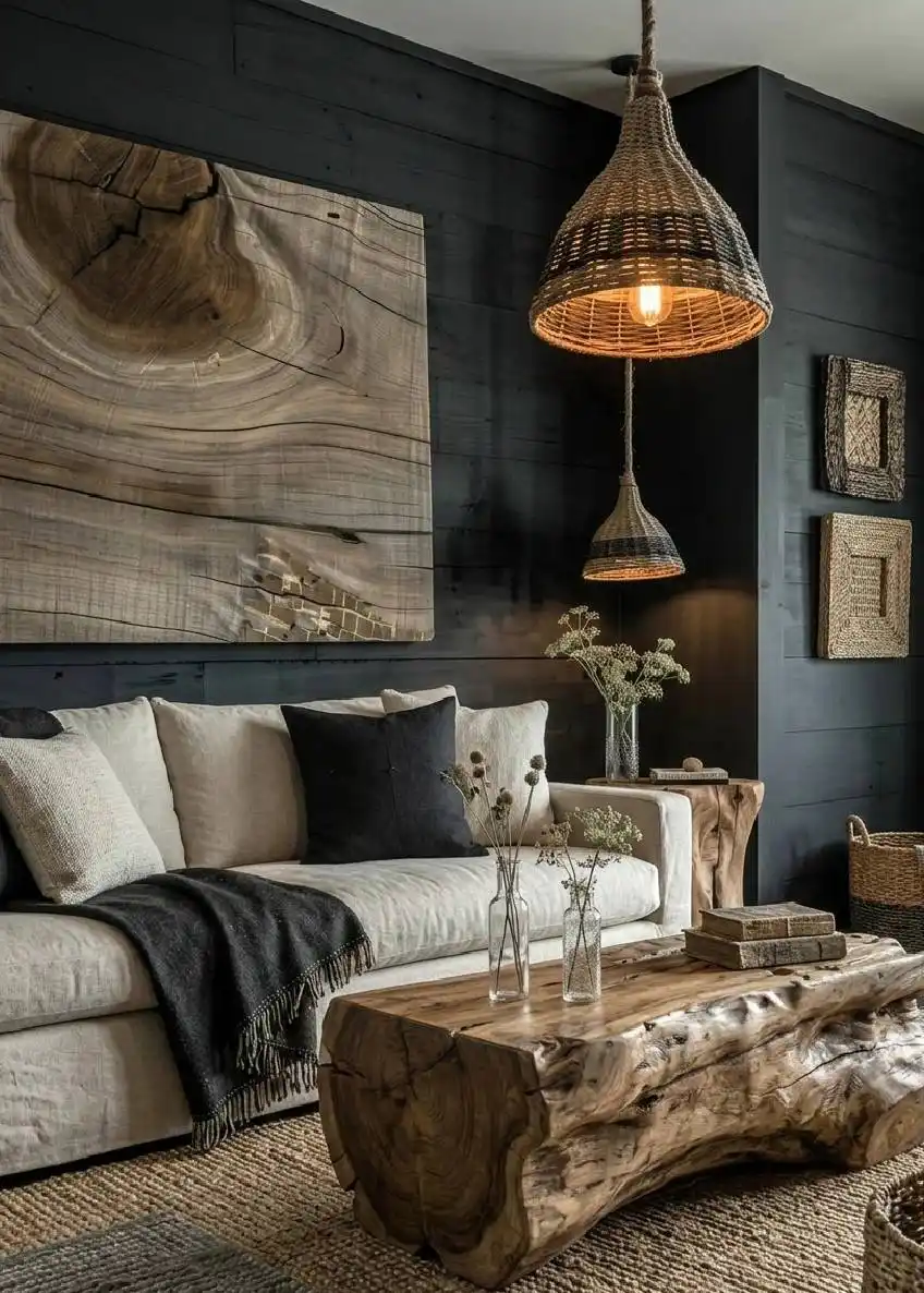 The Raw Earth Lounge living room | Wisal